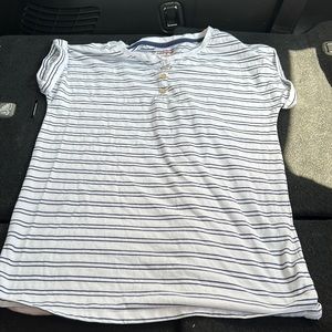 Stripped shirt, XL, Jean buttons